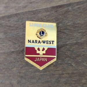 Vintage Lion's Club Nara-West Japan Lapel Pin